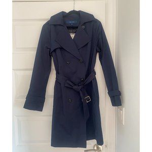 Cole Haan Navy Trenchcoat Sz NEW
